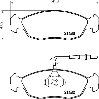 NF PARTS Jarrupala, levyjarru NF0699056